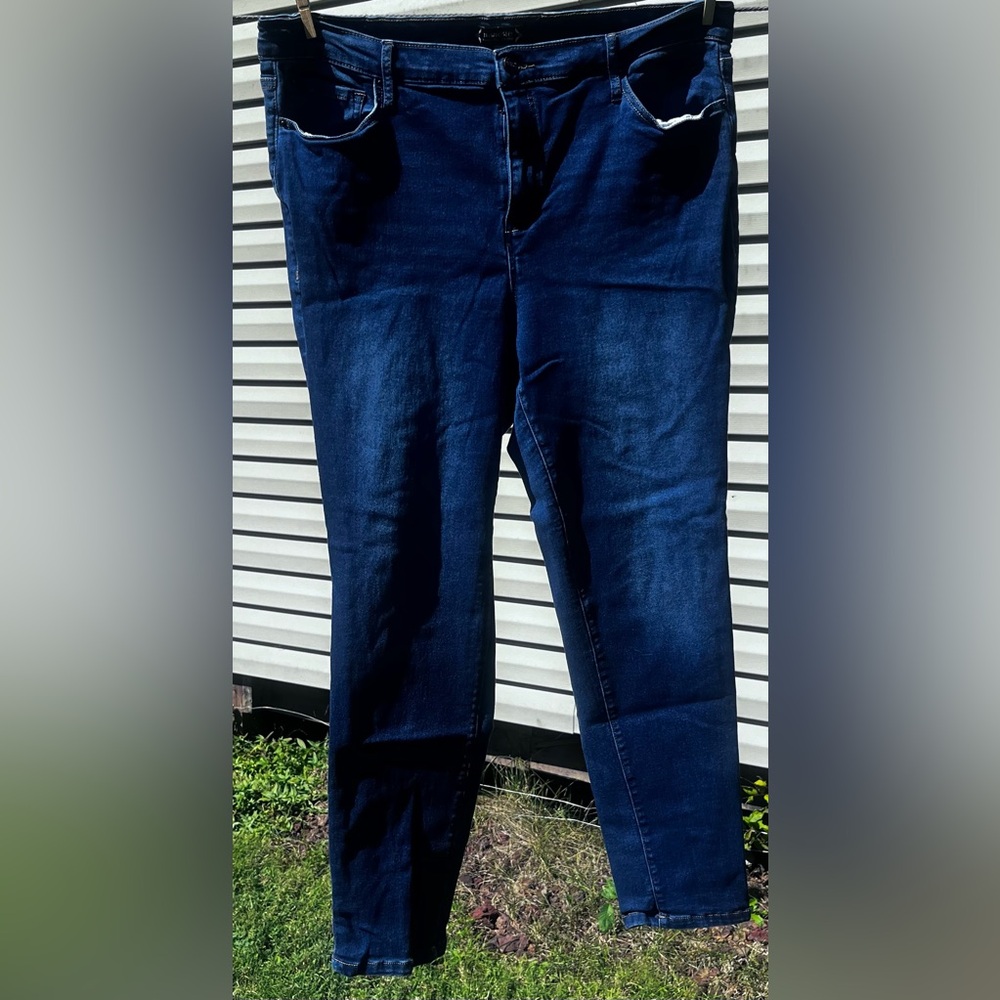 Nanette Lepore Dark Blue Straight Leg Jeans
